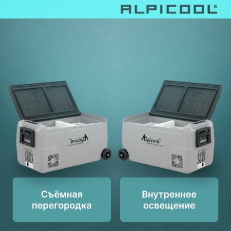 Компрессорный автохолодильник Alpicool ET50 (12/24)
